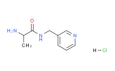 CAS No. 1236261-24-7, 2-Amino-N-(pyridin-3-ylmethyl)propanamide hydrochloride
