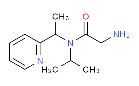 CAS No. 1353946-76-5, 2-Amino-N-isopropyl-N-(1-(pyridin-2-yl)ethyl)acetamide
