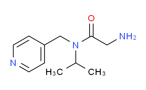 CAS No. 1353959-44-0, 2-Amino-N-isopropyl-N-(pyridin-4-ylmethyl)acetamide