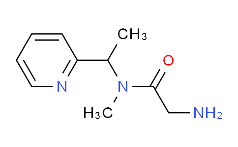 CAS No. 1353978-47-8, 2-Amino-N-methyl-N-(1-(pyridin-2-yl)ethyl)acetamide