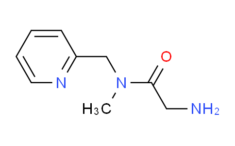 CAS No. 1154897-57-0, 2-Amino-N-methyl-N-(pyridin-2-ylmethyl)acetamide