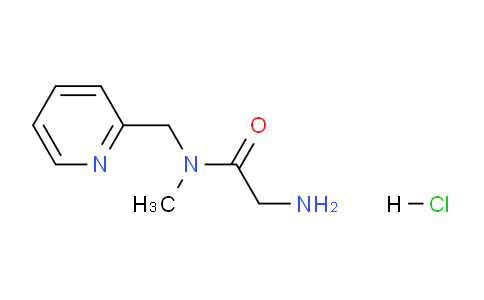 CAS No. 1417793-78-2, 2-Amino-N-methyl-N-(pyridin-2-ylmethyl)acetamide hydrochloride