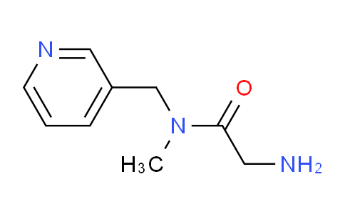 CAS No. 1154667-37-4, 2-Amino-N-methyl-N-(pyridin-3-ylmethyl)acetamide