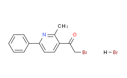 CAS No. 1208077-42-2, 2-Bromo-1-(2-methyl-6-phenylpyridin-3-yl)ethanone hydrobromide