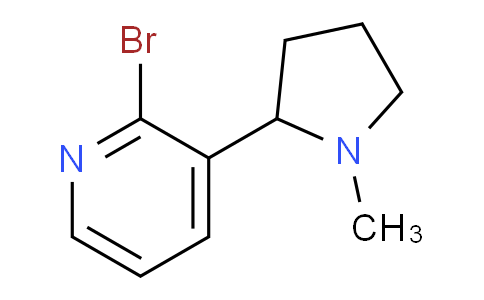 CAS No. 1352534-84-9, 2-Bromo-3-(1-methylpyrrolidin-2-yl)pyridine