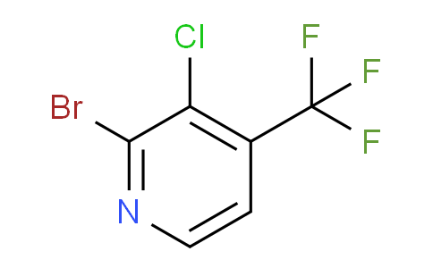 CAS No. 1211582-91-0, 2-Bromo-3-chloro-4-(trifluoromethyl)pyridine