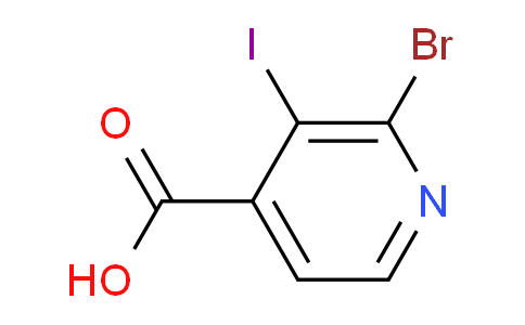 CAS No. 848243-29-8, 2-Bromo-3-iodoisonicotinic acid