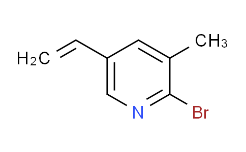 CAS No. 1353497-12-7, 2-Bromo-3-methyl-5-vinylpyridine