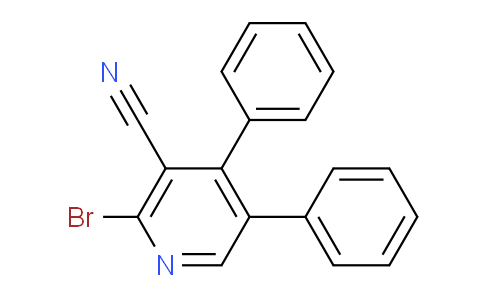 CAS No. 1465135-70-9, 2-Bromo-4,5-diphenylnicotinonitrile