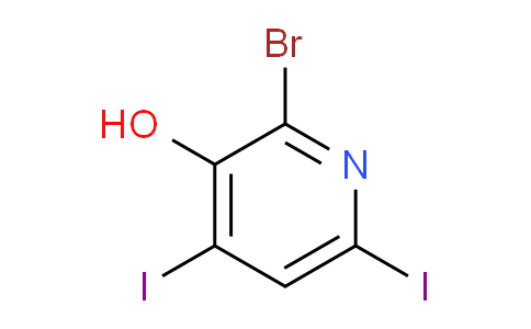CAS No. 129611-33-2, 2-Bromo-4,6-diiodopyridin-3-ol