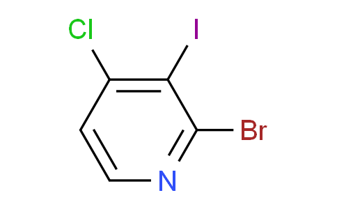 CAS No. 1070870-41-5, 2-Bromo-4-chloro-3-iodopyridine