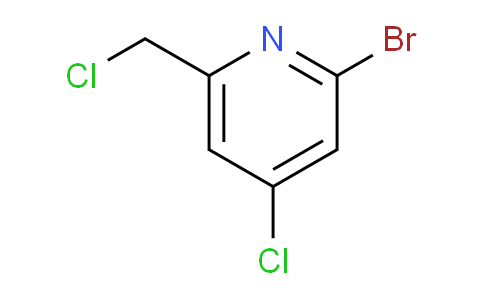 CAS No. 1393550-36-1, 2-Bromo-4-chloro-6-(chloromethyl)pyridine