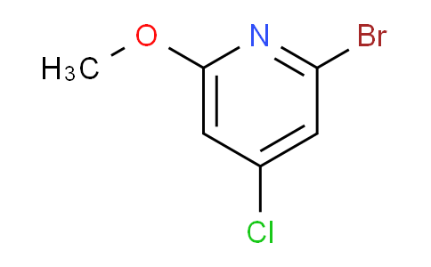 CAS No. 1196154-35-4, 2-Bromo-4-chloro-6-methoxypyridine