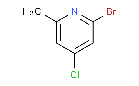 CAS No. 1206249-38-8, 2-Bromo-4-chloro-6-methylpyridine