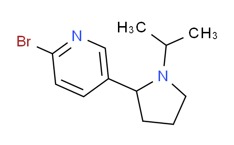 CAS No. 1352508-29-2, 2-Bromo-5-(1-isopropylpyrrolidin-2-yl)pyridine