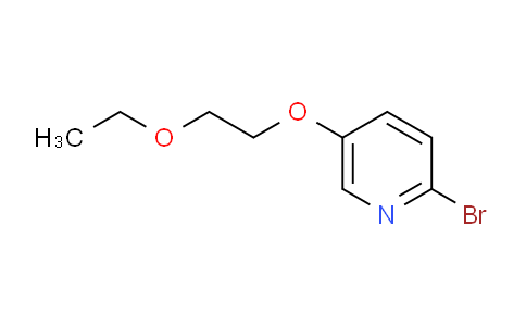 CAS No. 1691936-08-9, 2-Bromo-5-(2-ethoxyethoxy)pyridine