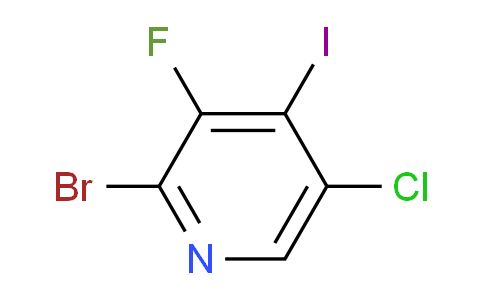 CAS No. 514798-05-1, 2-Bromo-5-chloro-3-fluoro-4-iodopyridine