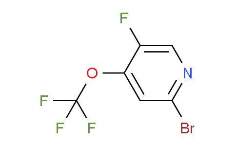 CAS No. 1361499-47-9, 2-Bromo-5-fluoro-4-(trifluoromethoxy)pyridine