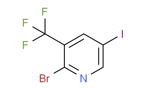 CAS No. 1805025-71-1, 2-Bromo-5-iodo-3-(trifluoromethyl)pyridine