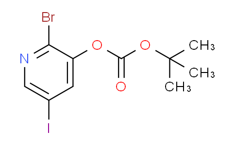 CAS No. 1142192-37-7, 2-Bromo-5-iodopyridin-3-yl tert-butyl carbonate