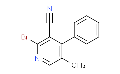 CAS No. 65996-21-6, 2-Bromo-5-methyl-4-phenylnicotinonitrile