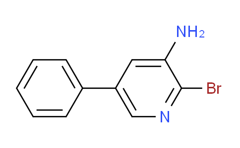 CAS No. 102249-56-9, 2-bromo-5-phenylpyridin-3-amine