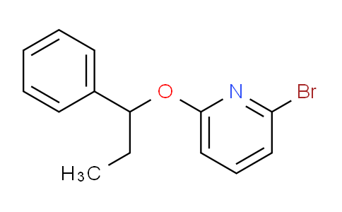 CAS No. 1146079-97-1, 2-Bromo-6-(1-phenylpropoxy)pyridine