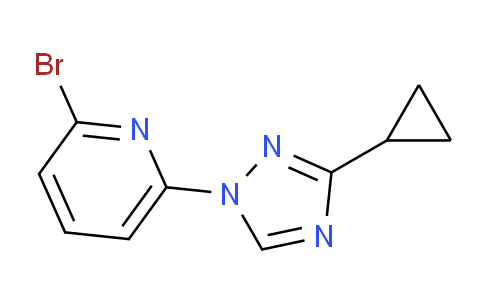 CAS No. 1882336-62-0, 2-Bromo-6-(3-cyclopropyl-1H-1,2,4-triazol-1-yl)pyridine