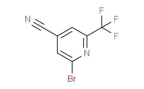 CAS No. 1805102-34-4, 2-Bromo-6-(trifluoromethyl)isonicotinonitrile