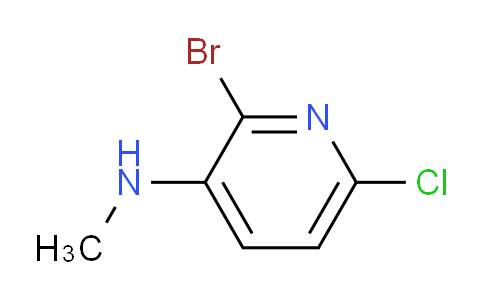 CAS No. 1256836-74-4, 2-Bromo-6-chloro-N-methylpyridin-3-amine
