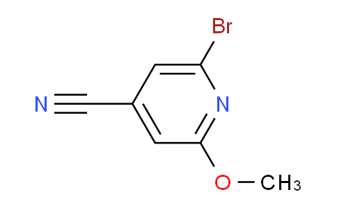 CAS No. 1807164-92-6, 2-Bromo-6-methoxyisonicotinonitrile