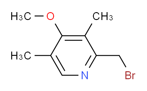 CAS No. 780752-32-1, 2-Bromomethyl-3,5-dimethyl-4-methoxypyridine