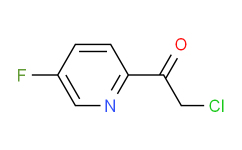 CAS No. 1104606-44-1, 2-Chloro-1-(5-fluoro-2-pyridyl)ethanone