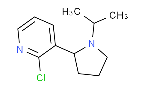 CAS No. 1352534-51-0, 2-Chloro-3-(1-isopropylpyrrolidin-2-yl)pyridine