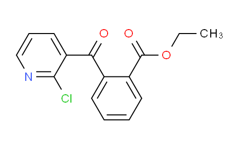 CAS No. 890100-43-3, 2-Chloro-3-(2-ethoxycarbonylbenzoyl)pyridine