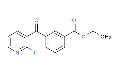 CAS No. 654059-12-8, 2-Chloro-3-(3-ethoxycarbonylbenzoyl)pyridine