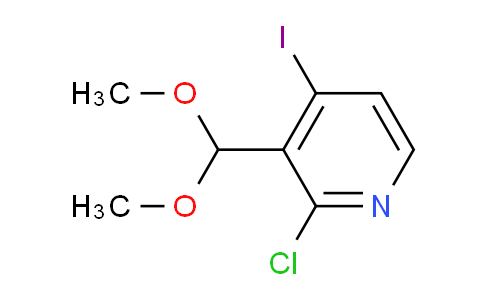 CAS No. 1142192-28-6, 2-Chloro-3-(dimethoxymethyl)-4-iodopyridine