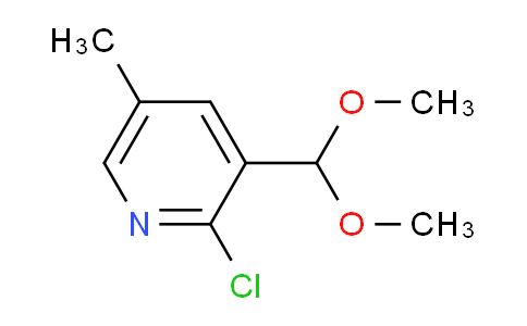 CAS No. 1203499-69-7, 2-Chloro-3-(dimethoxymethyl)-5-methylpyridine