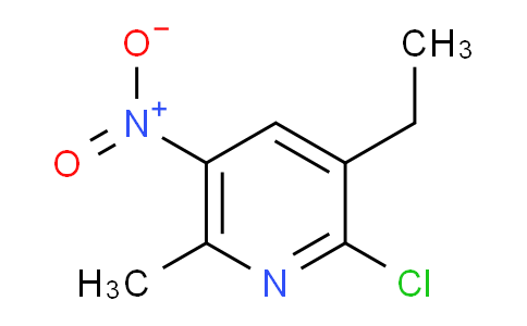 CAS No. 477597-88-9, 2-Chloro-3-ethyl-6-methyl-5-nitropyridine