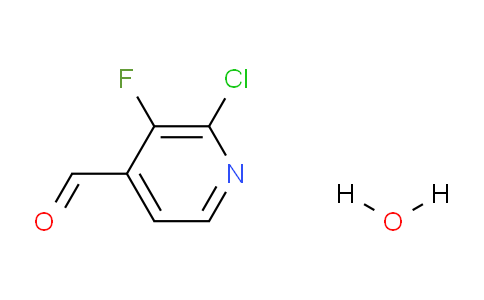 CAS No. 1196156-07-6, 2-Chloro-3-fluoroisonicotinaldehyde hydrate