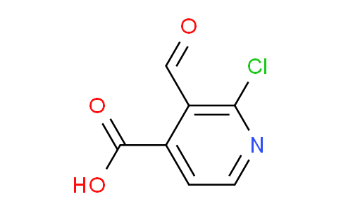 CAS No. 1289042-45-0, 2-Chloro-3-formylisonicotinic acid