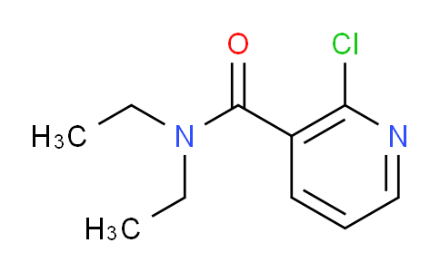 CAS No. 38029-99-1, 2-Chloro-3-N,N-diethyl-pyridinecarboxamide