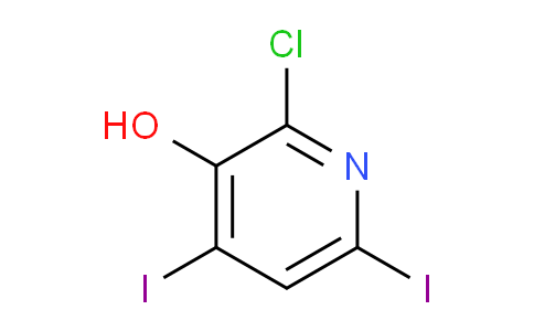 CAS No. 1171918-88-9, 2-Chloro-4,6-diiodopyridin-3-ol