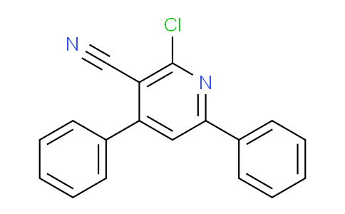 CAS No. 4604-05-1, 2-Chloro-4,6-diphenylnicotinonitrile