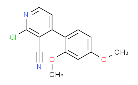 CAS No. 1267261-23-3, 2-Chloro-4-(2,4-dimethoxyphenyl)nicotinonitrile