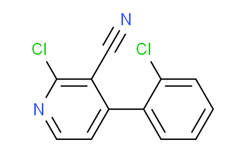 CAS No. 1226172-24-2, 2-Chloro-4-(2-chlorophenyl)nicotinonitrile