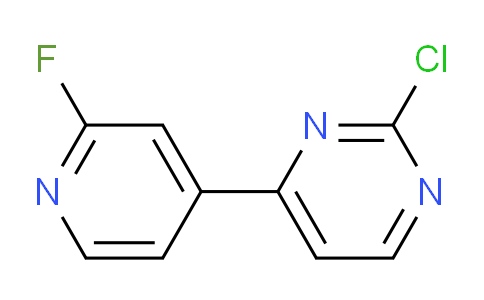 CAS No. 361147-25-3, 2-Chloro-4-(2-fluoropyridin-4-yl)pyrimidine