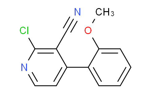 CAS No. 1268151-94-5, 2-Chloro-4-(2-methoxyphenyl)nicotinonitrile