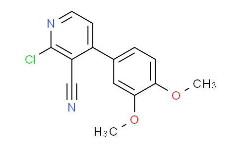 CAS No. 1266991-33-6, 2-Chloro-4-(3,4-dimethoxyphenyl)nicotinonitrile