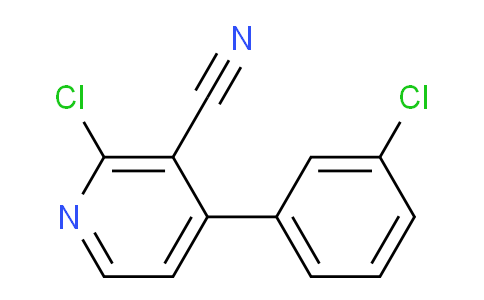 CAS No. 1225483-73-7, 2-Chloro-4-(3-chlorophenyl)nicotinonitrile